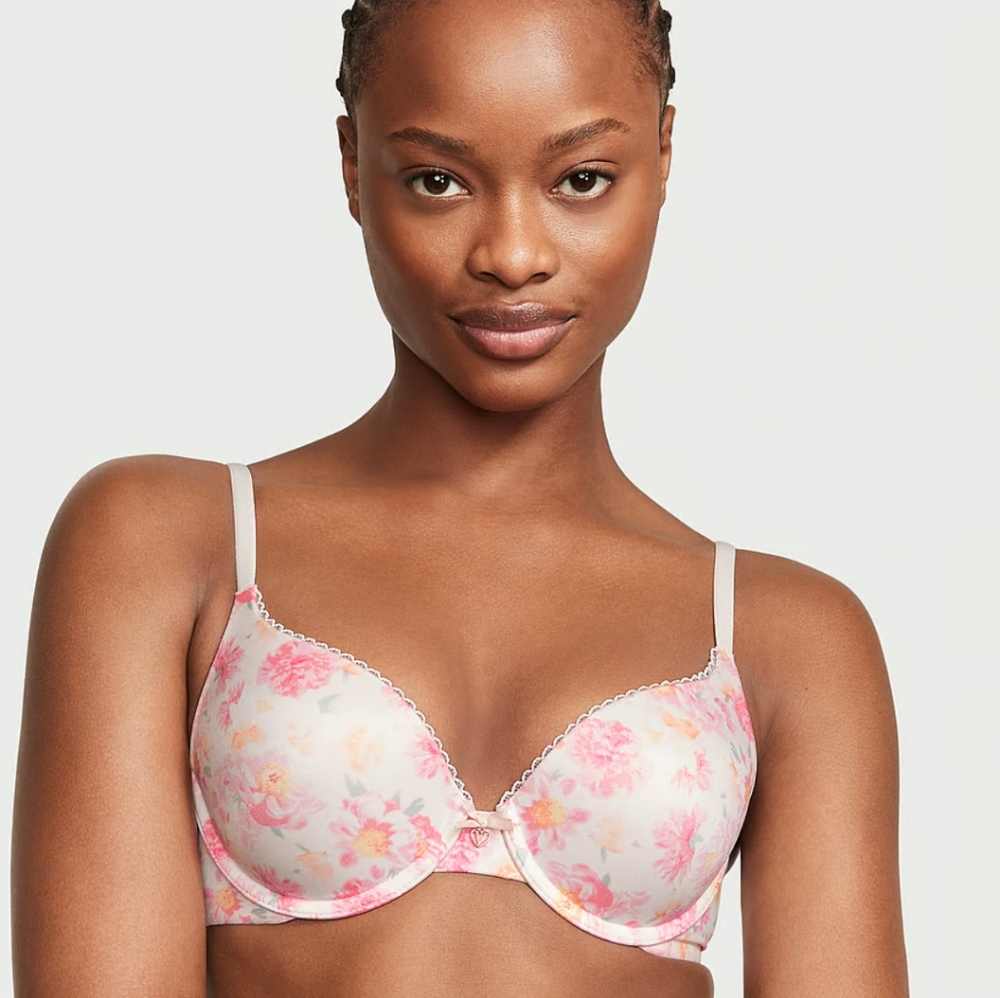 NWT Nursing maternity Victoria's Secret floral wireless nursing bra